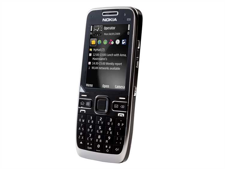 Nokia E55: новые возможности бизнес-смартфонов