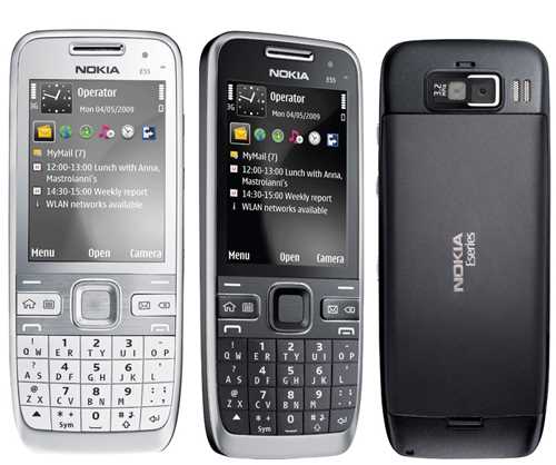 Бизнес смарфтон: новый супертонкий Nokia E55