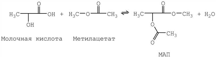 Физические свойства сложного эфира