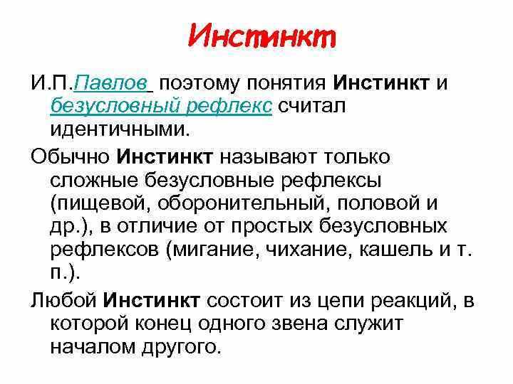 Инстинкты и рефлексы: в чем разница