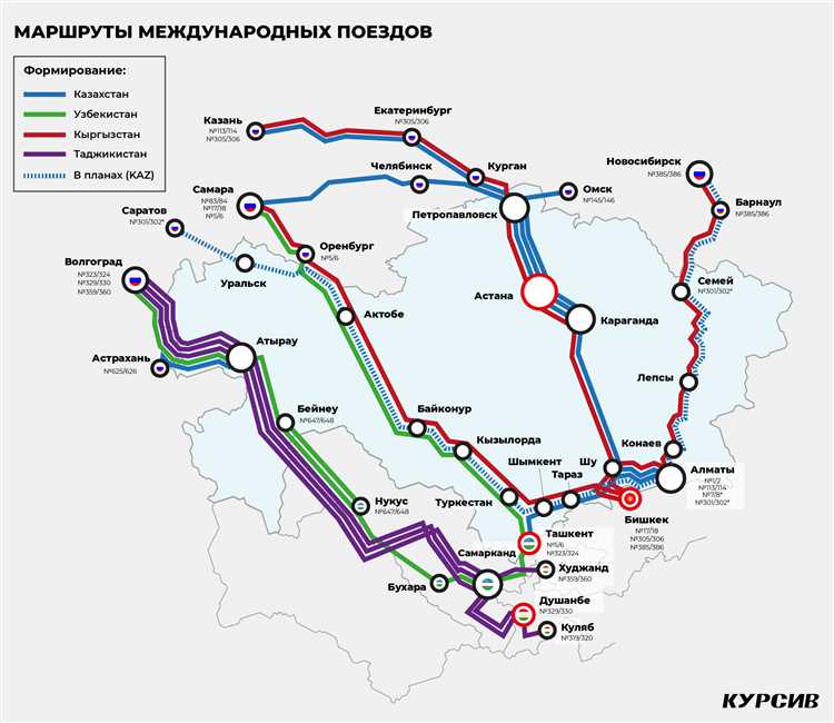 Как купить билеты на поезд из Алматы в Москву