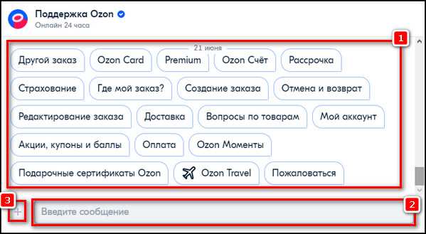 Телефон: основной способ связи с техподдержкой Озон