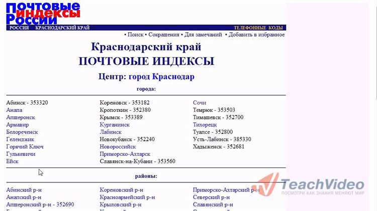 Как узнать свой почтовый индекс в Алматы: полезная инструкция