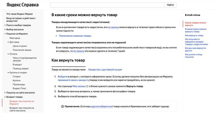 Как вернуть товар с Яндекс Маркета: инструкция по возврату