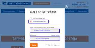 Как зарегистрировать личный кабинет в Иркутскэнергосбыте: инструкция для физических лиц